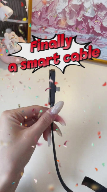 ZAVRIX™ 240W Fast Charging Cable with Built-In Stand – 90° Gaming Design